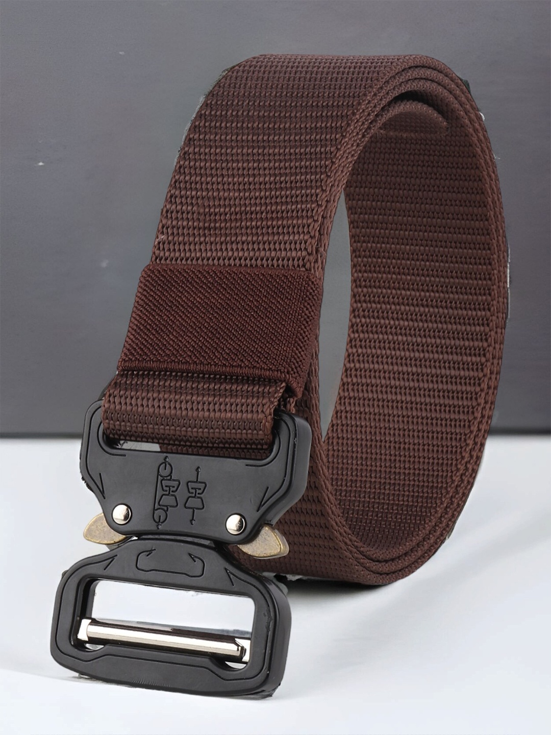 

ZORO Men Textured Belt, Brown