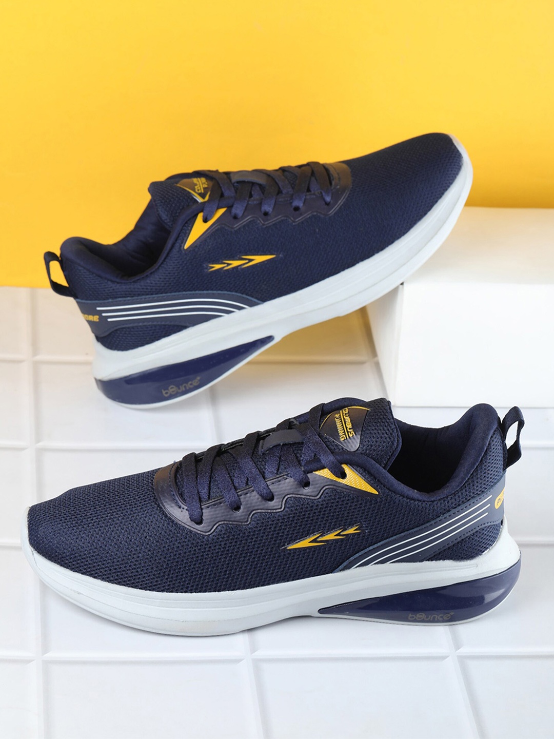

Columbus Men RUNNER Mesh Memory Foam Running Shoes, Navy blue