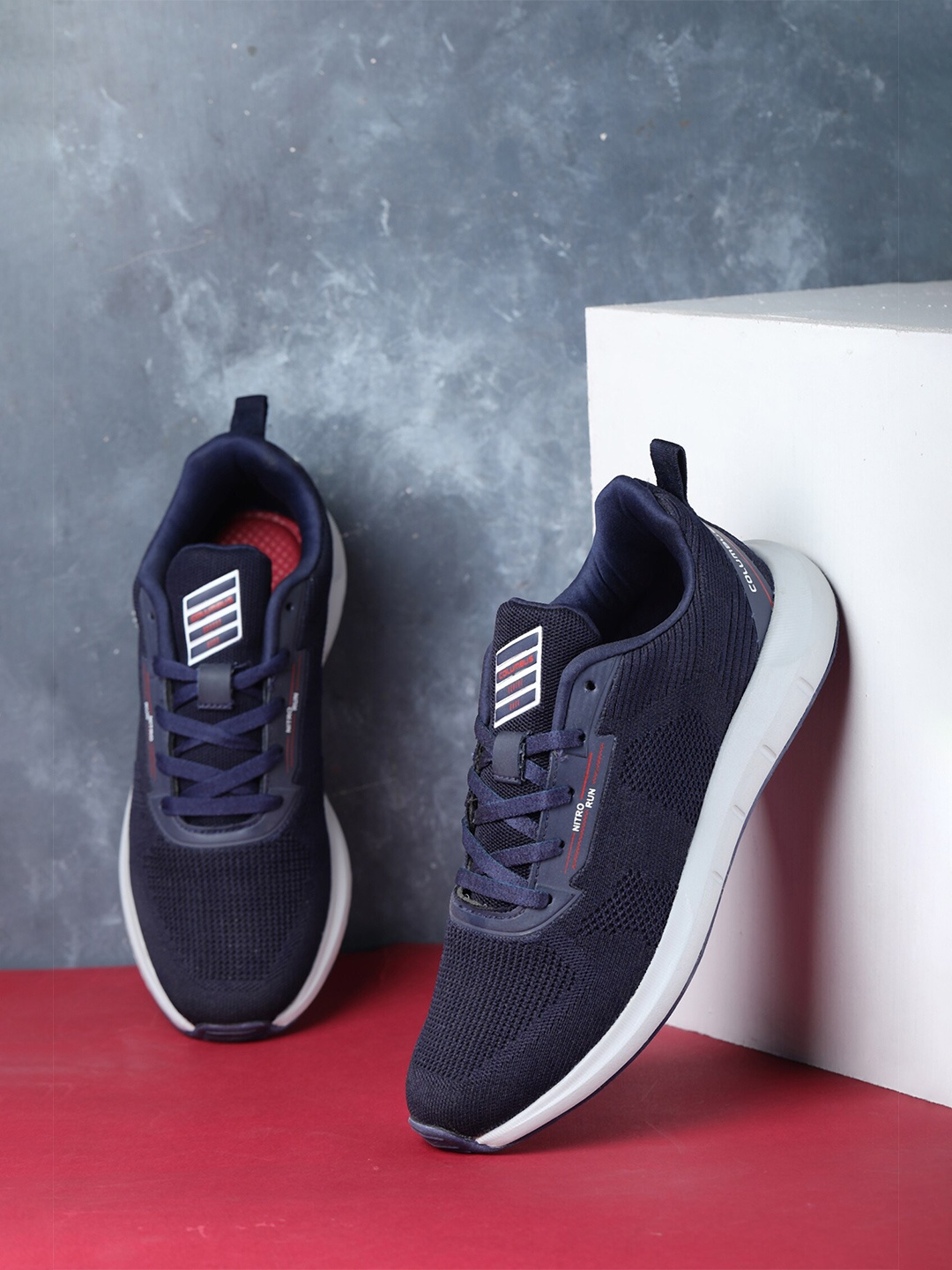 

Columbus Men Trendy Memory Foam Running Sports Shoes, Navy blue