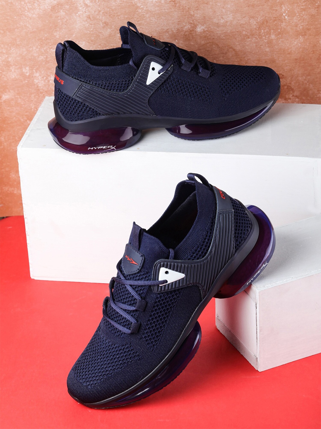 

Columbus Men Fuse Memory Foam Running Sports Shoes, Navy blue