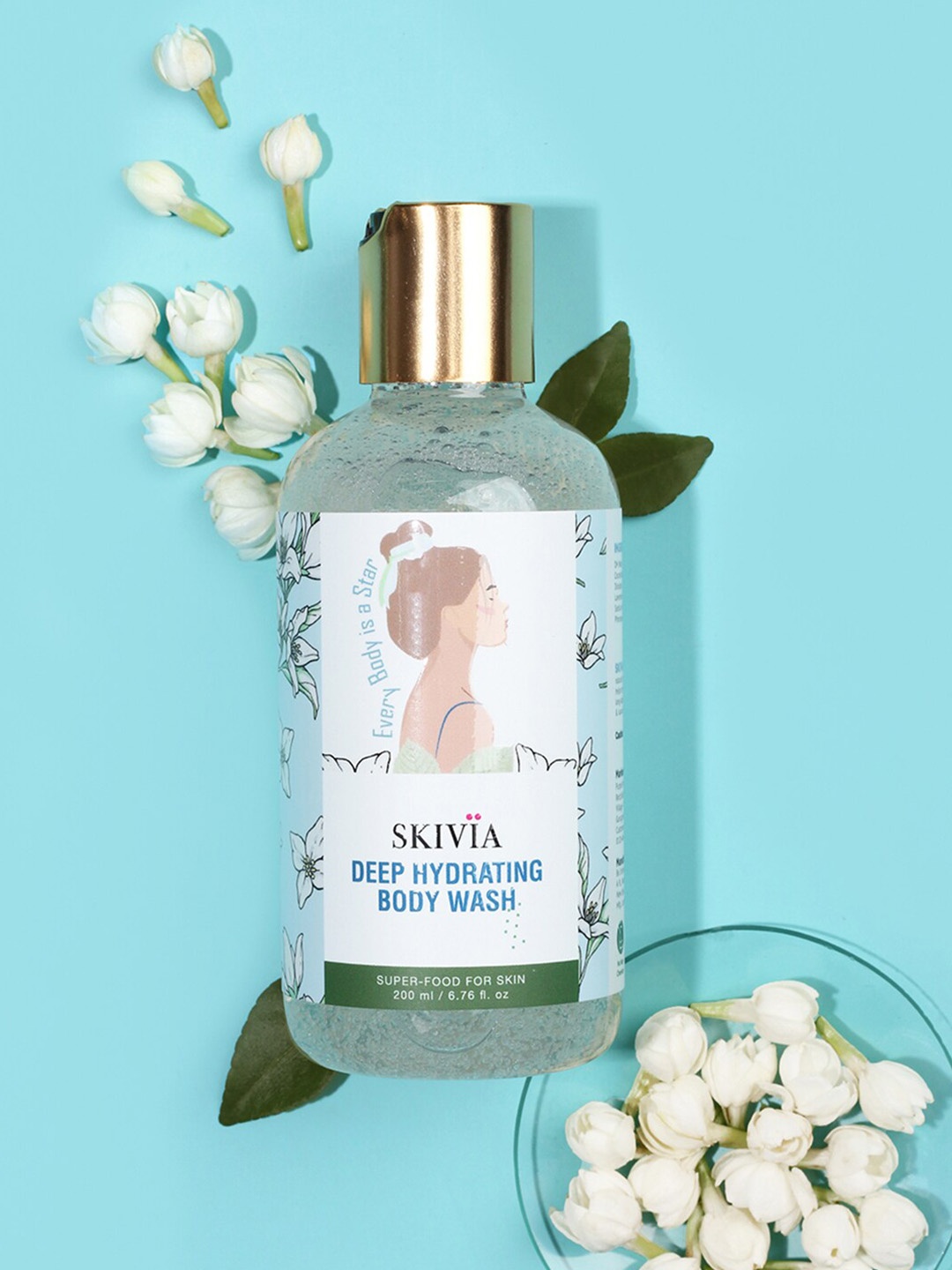 

SKIVIA Deep Hydrating Body Wash - 200 ml, Transparent
