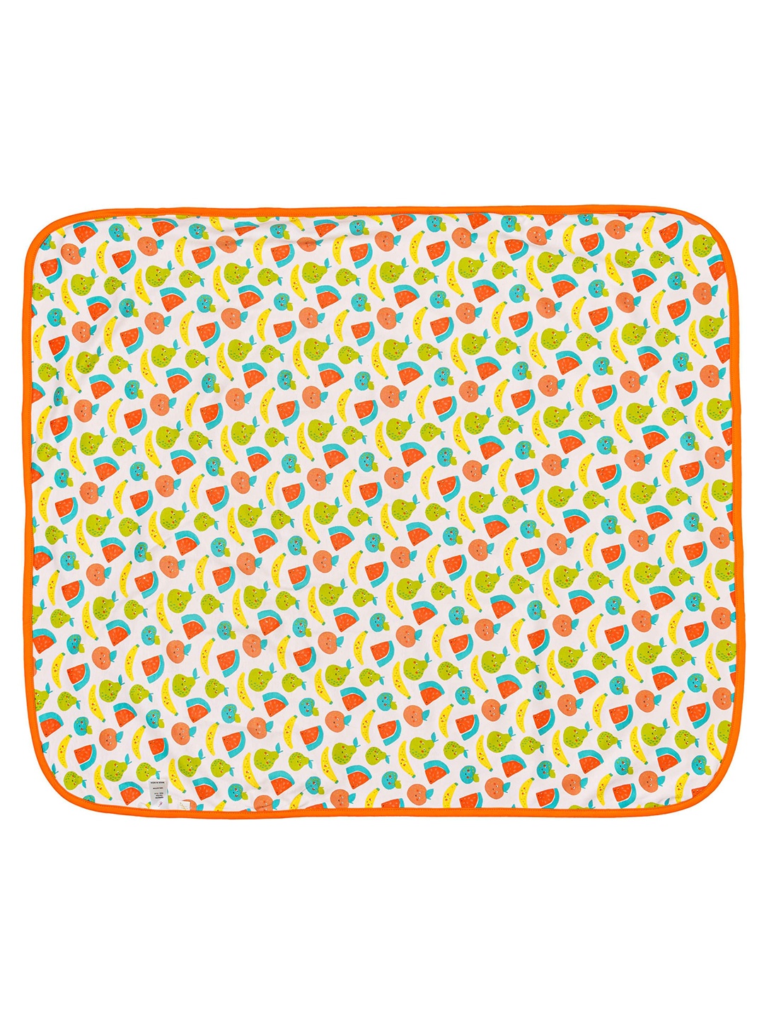 

H By Hamleys Orange & White Conversational Heavy Winter 110 GSM Single Bed Blanket