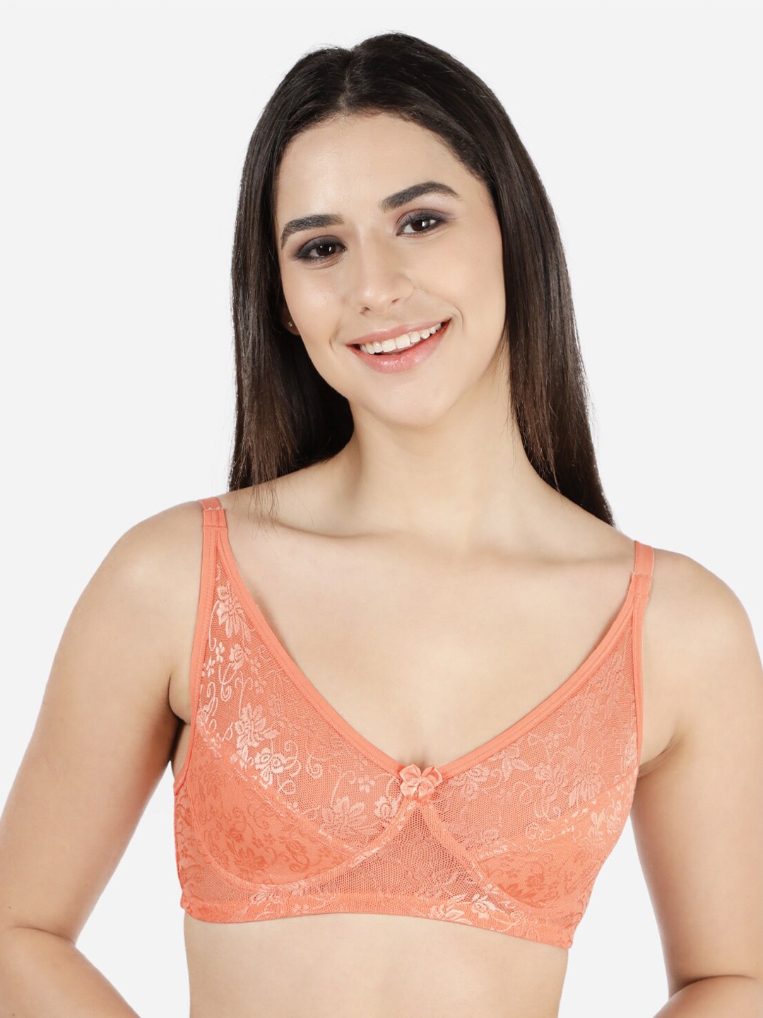

Susie Cotton Non-Padded Non-Wired Bra, Orange