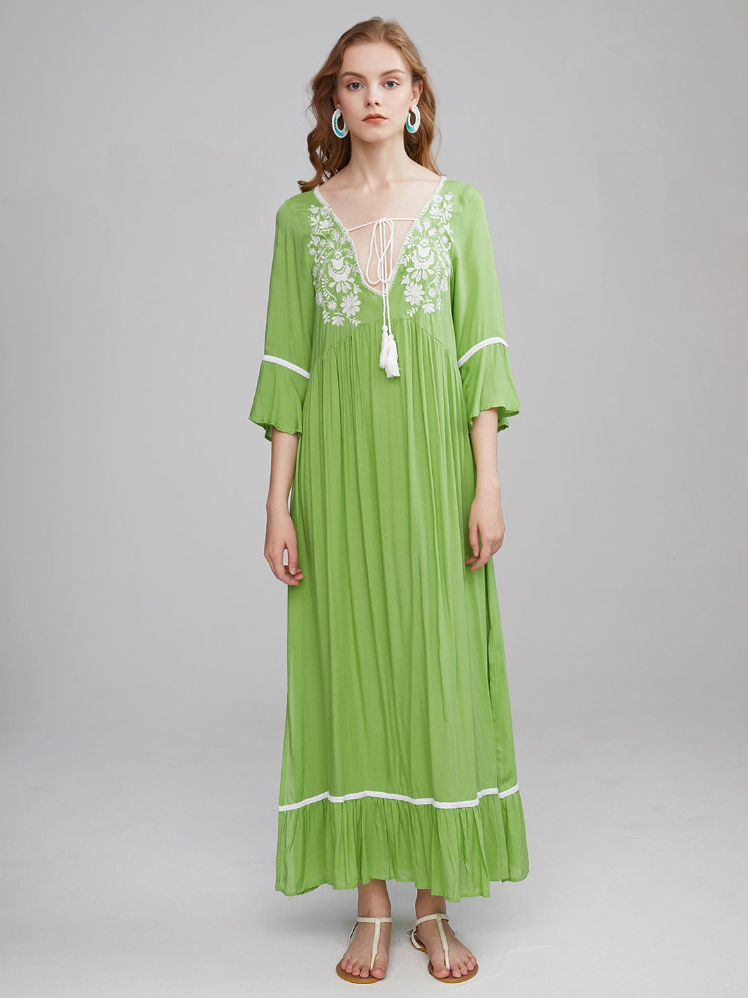 

JC Collection Maxi Dress, Green