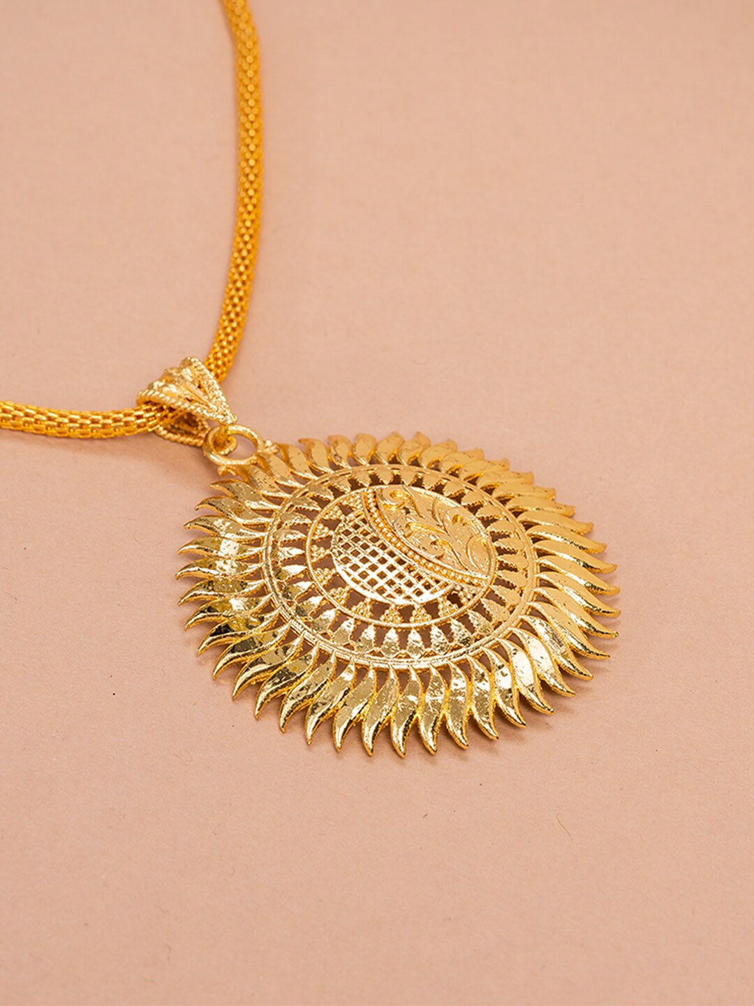 

HOUSE OF ARLI Gold-Plated Oxidised Chain