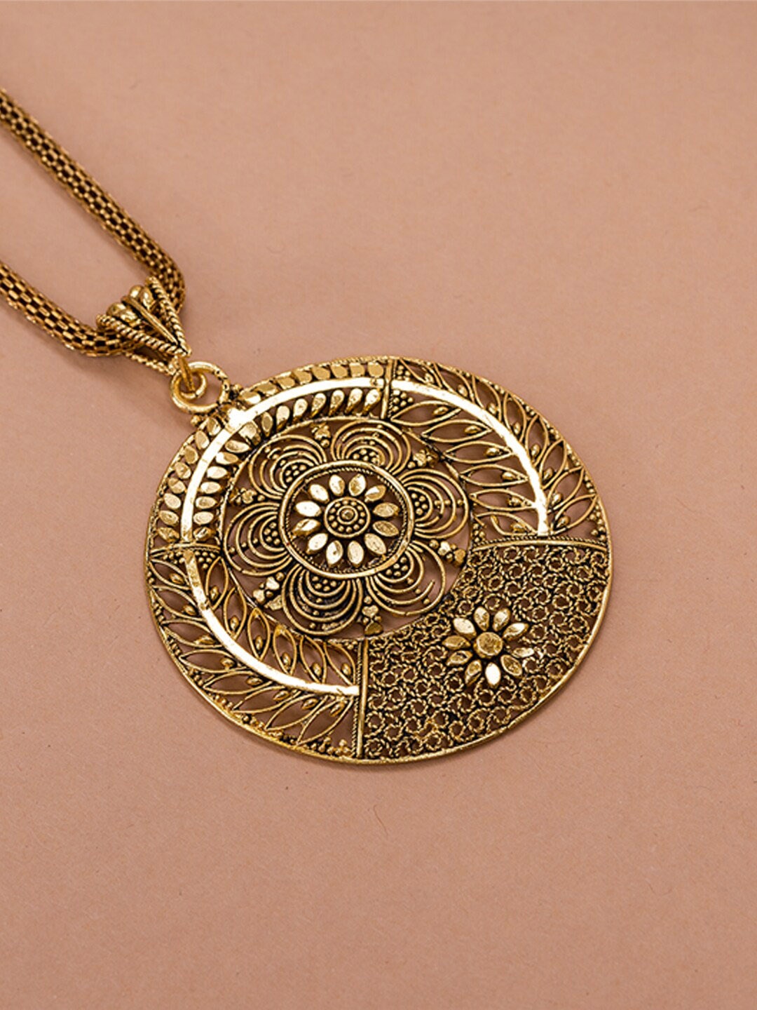

HOUSE OF ARLI Gold-Plated Oxidised Chain