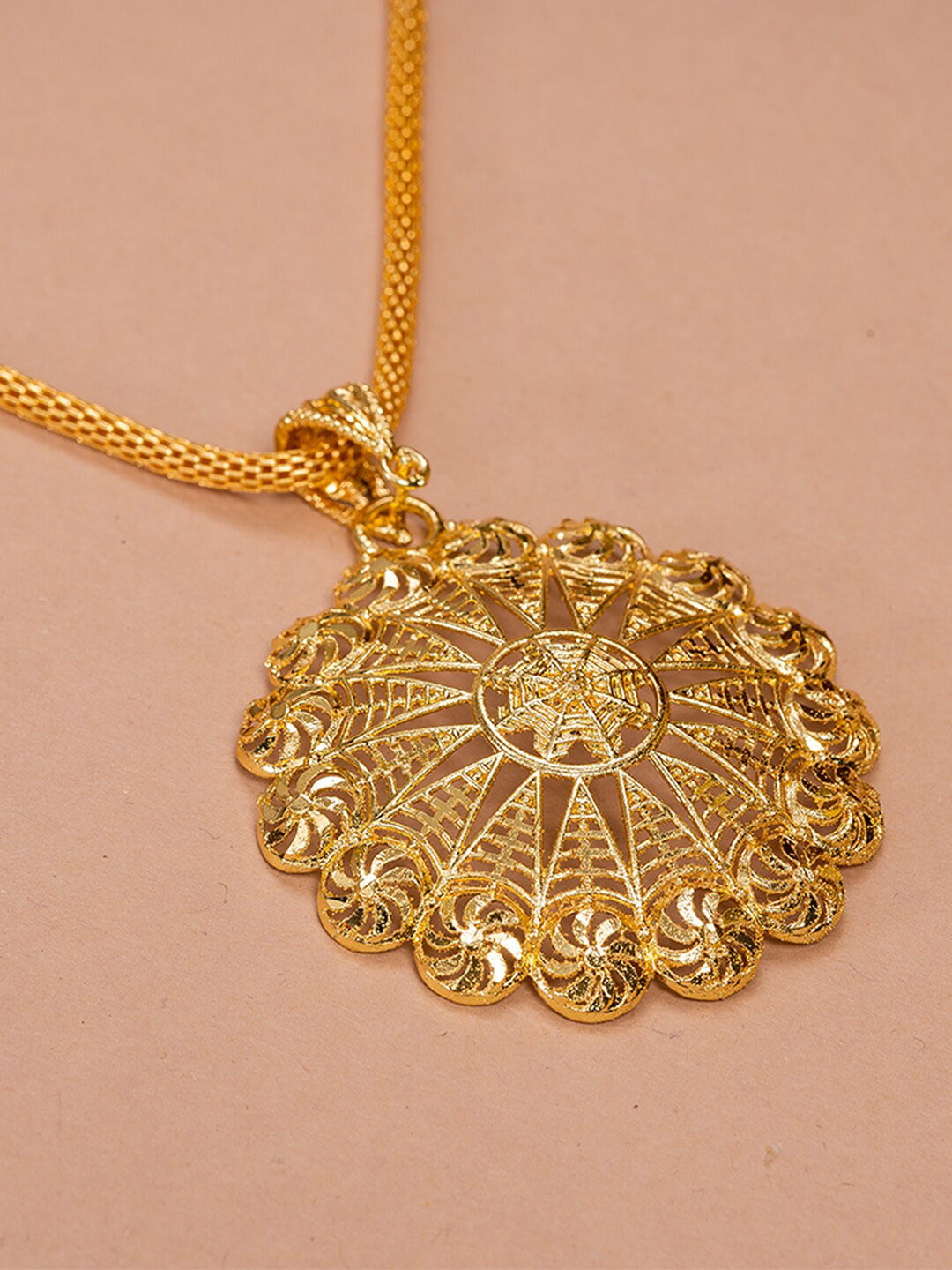 

HOUSE OF ARLI Gold-Plated Oxidised Chain