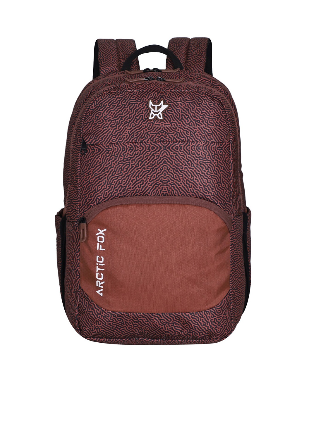 

Arctic Fox Printed Water Resistant Back Pack, Brown