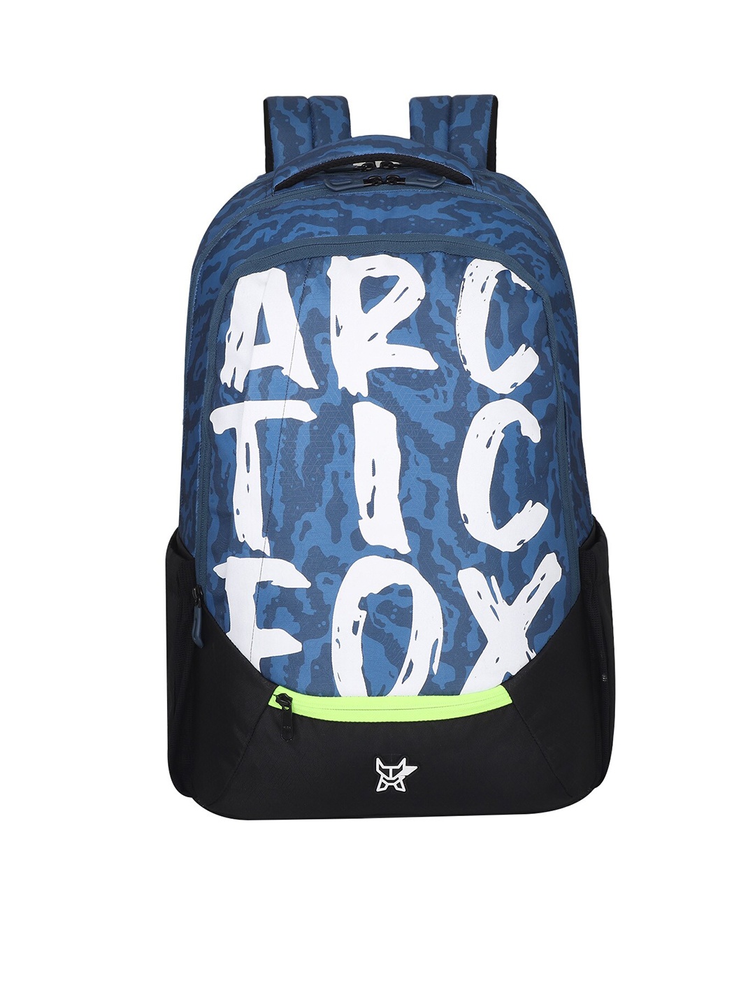 

Arctic Fox Printed Water Resistant Back Pack, Blue
