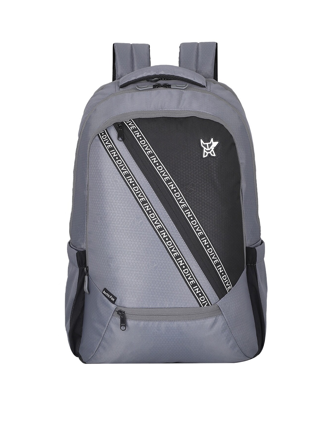 

Arctic Fox Colourblocked Water Resistant Back Pack, Grey