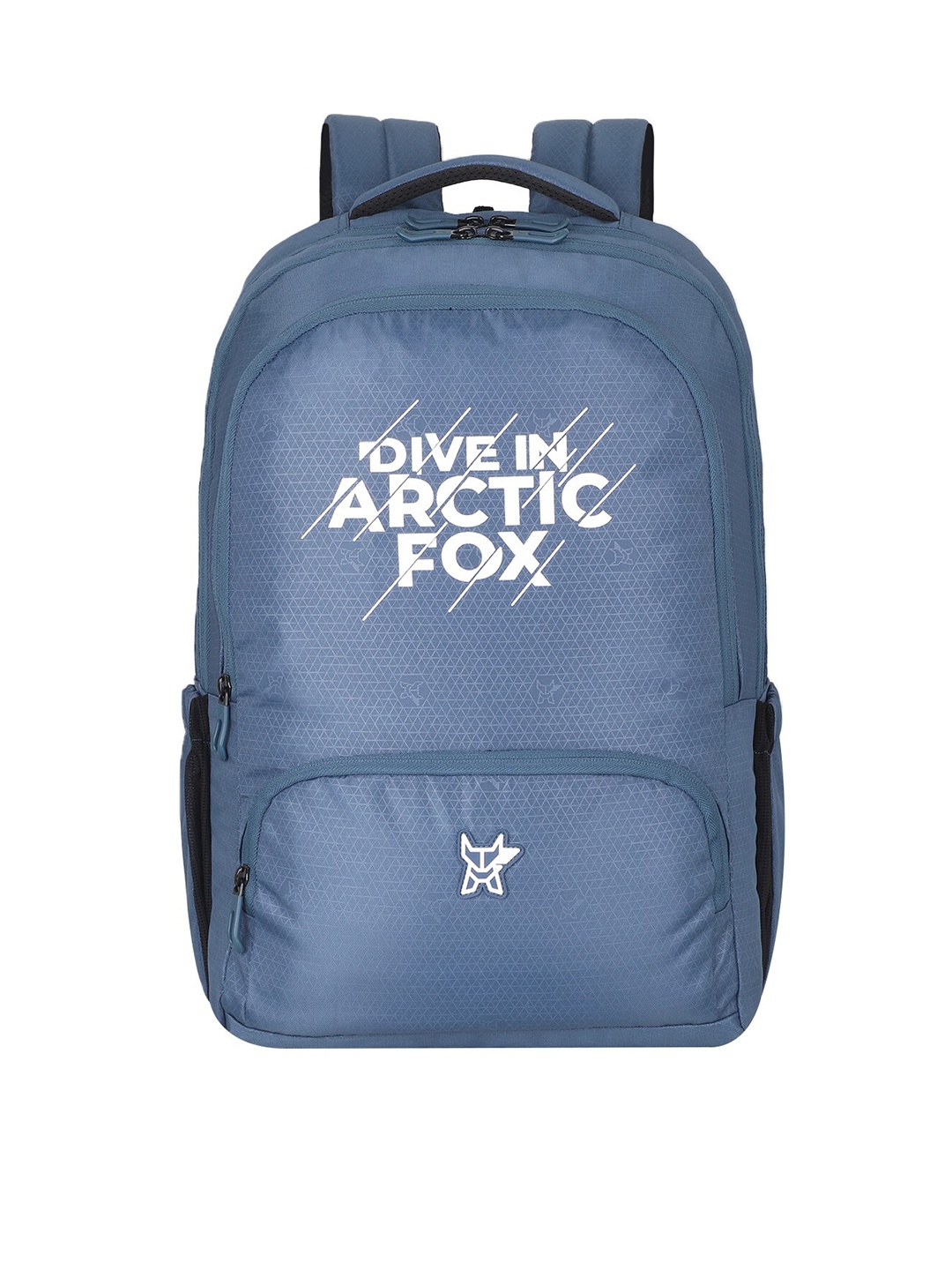 

Arctic Fox Printed Water Resistant Back Pack, Blue