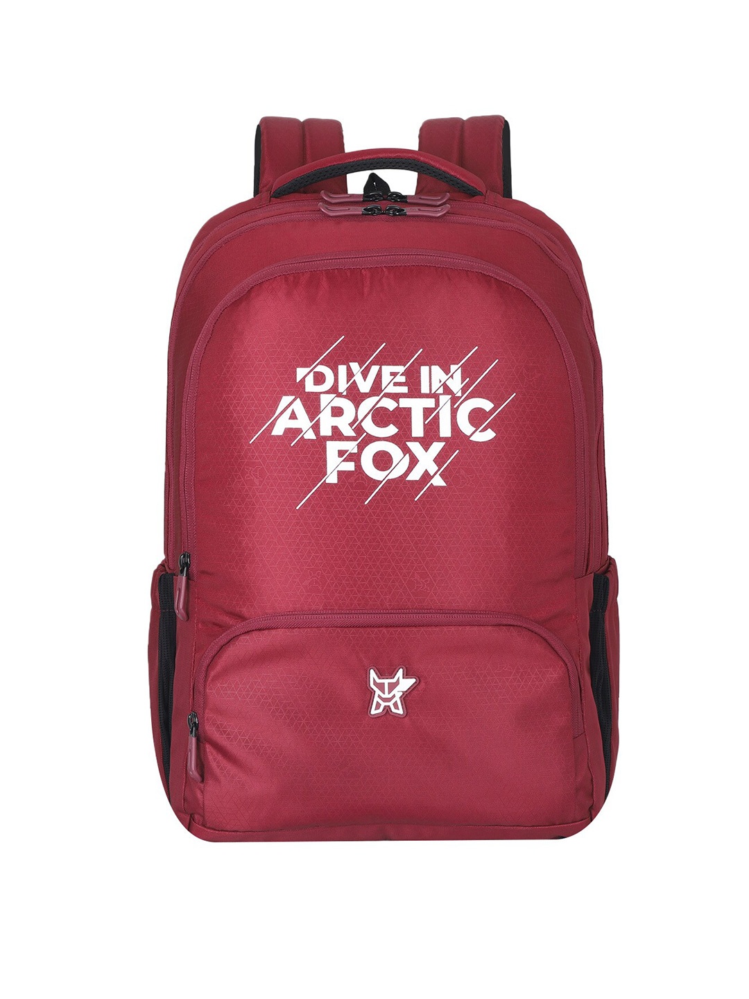 

Arctic Fox Printed Water Resistance Laptop Bag, Maroon