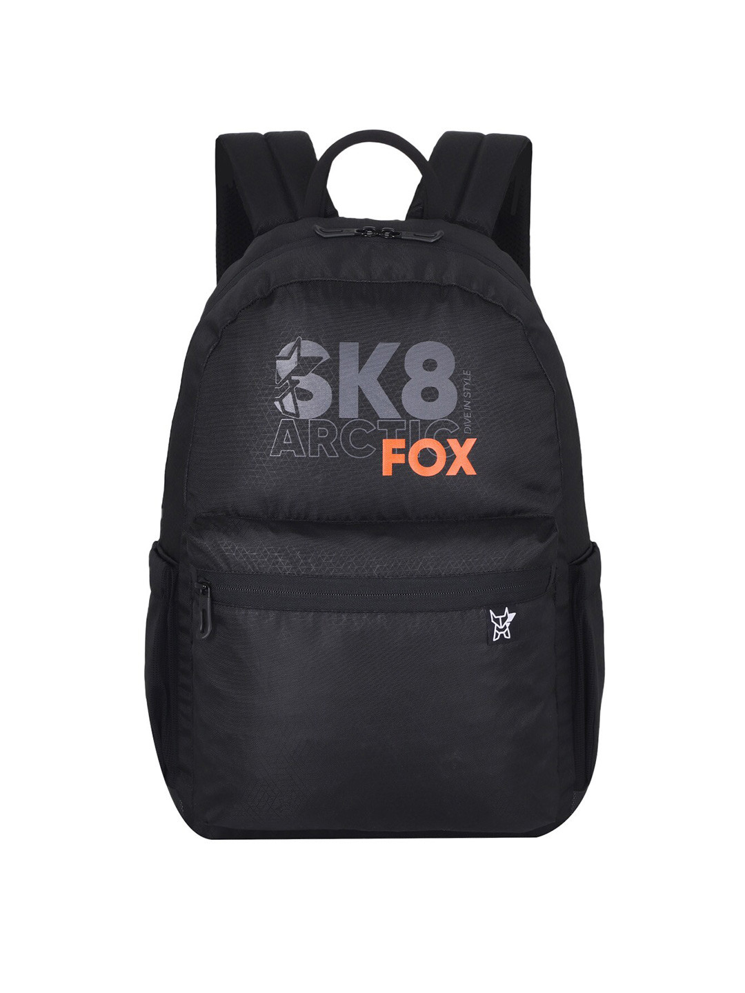 

Arctic Fox Printed Water Resistance Laptop Bag, Black