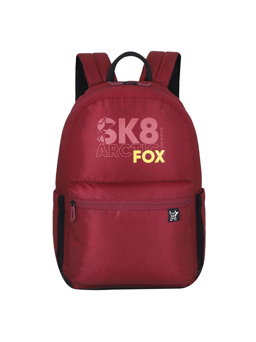 

Arctic Fox Printed Water Resistance Laptop Bag, Maroon