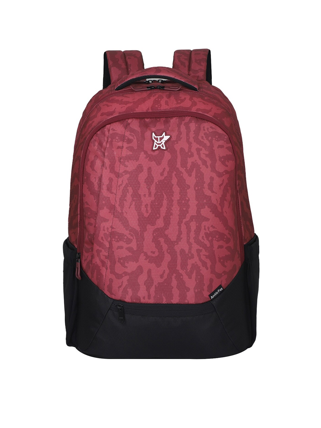 

Arctic Fox Printed Water Resistance Laptop Bag, Maroon