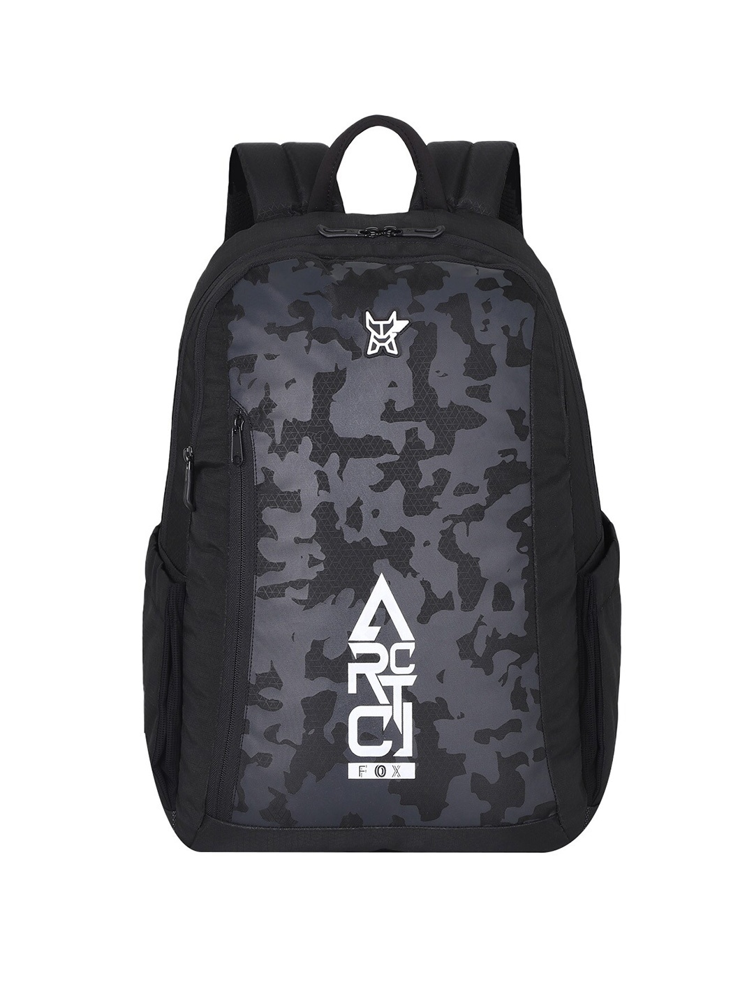 

Arctic Fox Printed Water Resistance Laptop Bag, Black