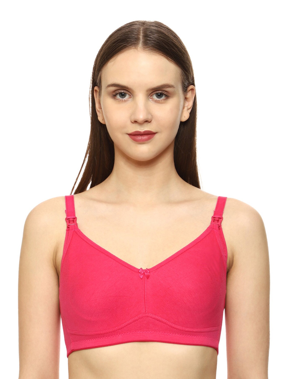 

Anoma Cotton Non Padded Maternity Bra, Pink