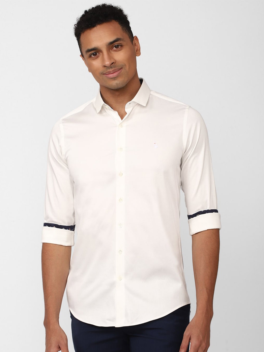 

SIMON CARTER LONDON Slim Fit Casual Shirt, Cream