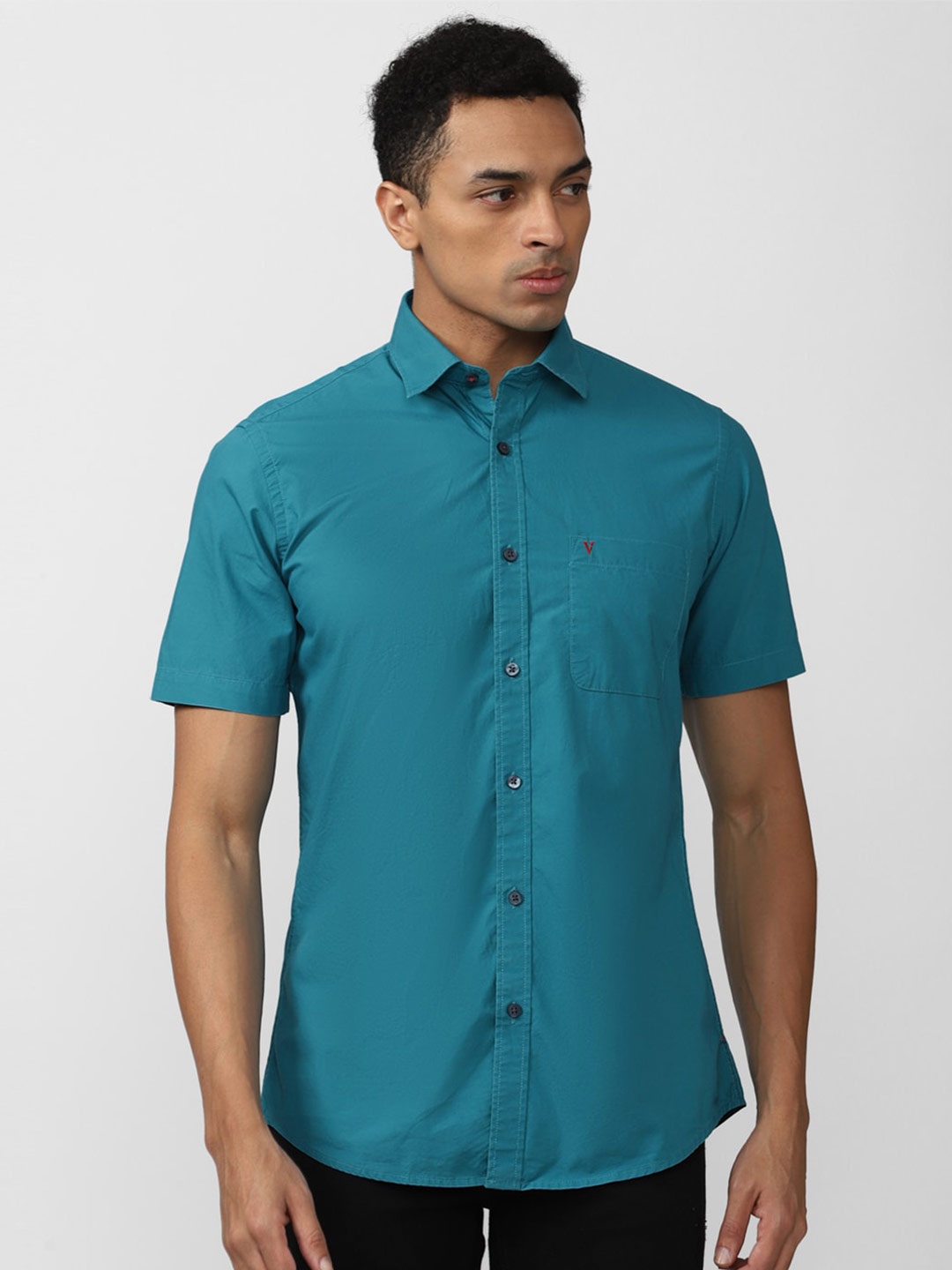 

Van Heusen Sport Plus Size Spread Collar Cotton Casual Shirt, Blue