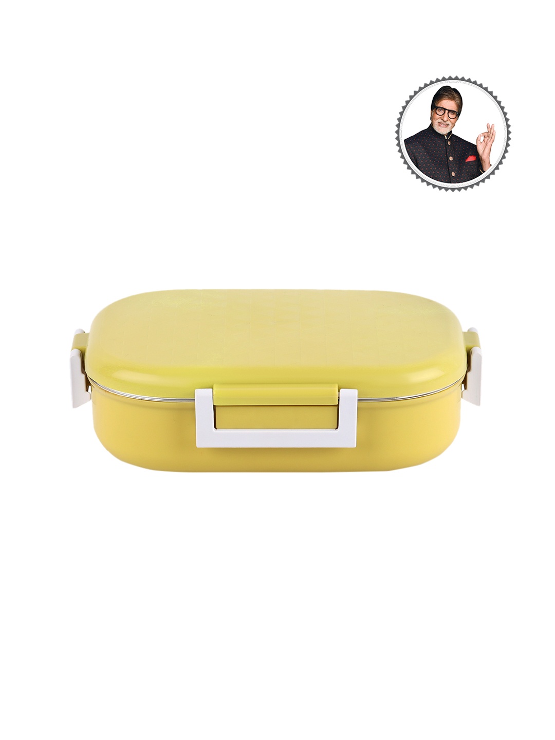 

Cello Altro Neo 2 Pieces Yellow Stainless Steel Lunch Box 700 ml & 250 ml