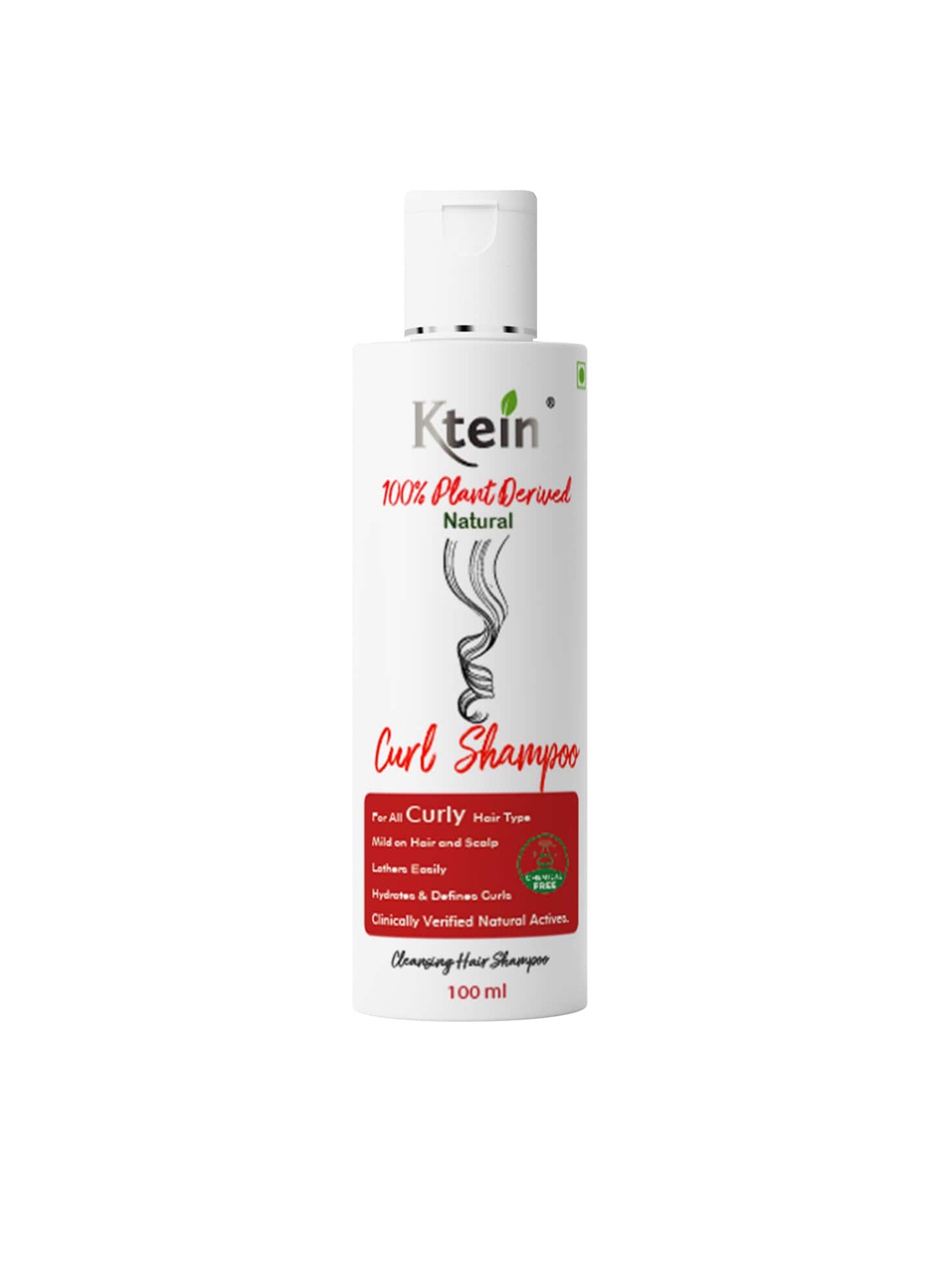 

Ktein Natural Plant Derived Curl Shampoo 100 ml, White