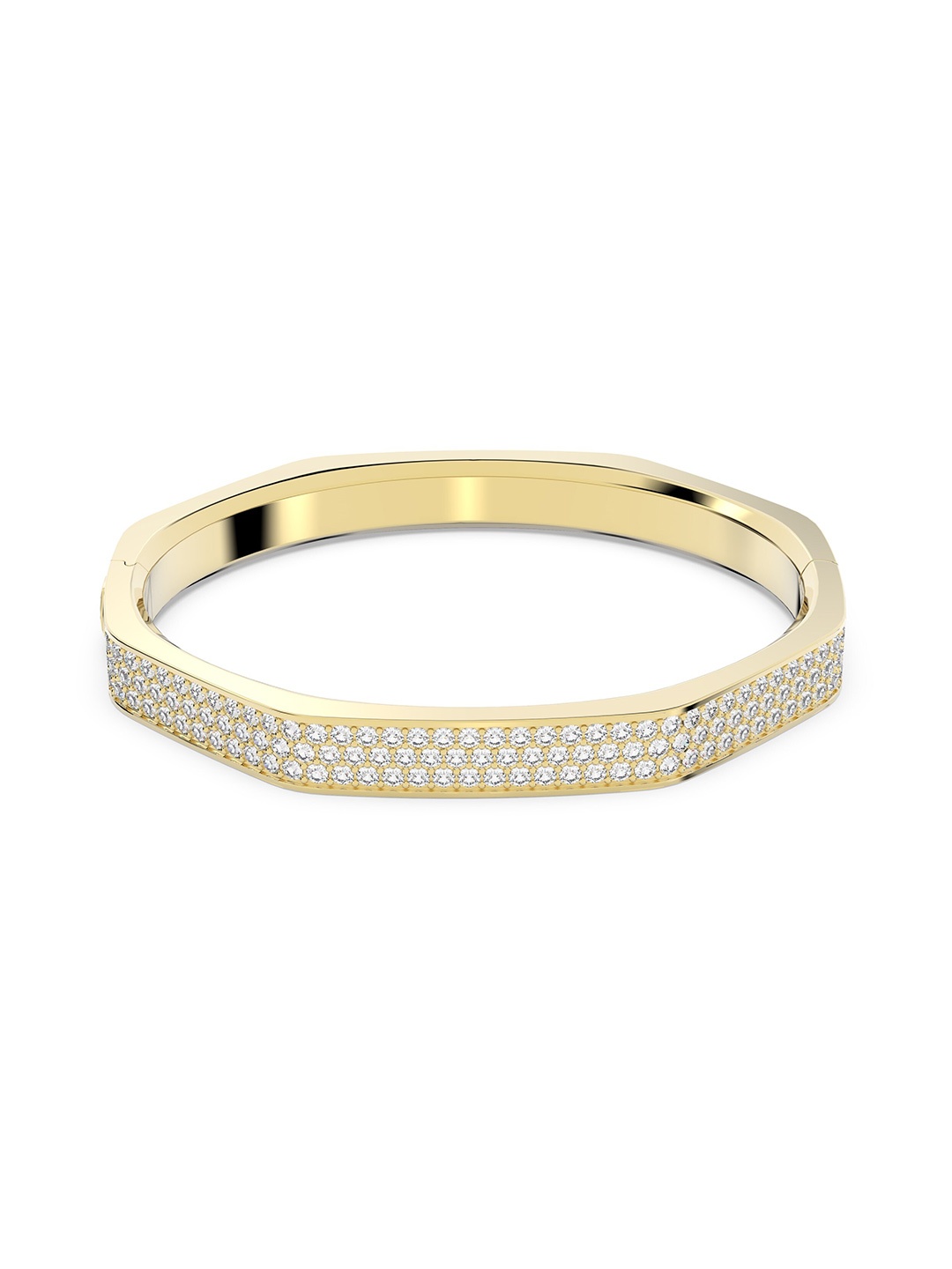 

SWAROVSKI RE DEXTERA:BANGLE OCT PAVE CRY/GOS M, White