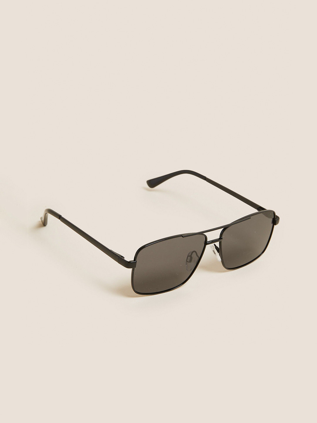 

Marks & Spencer Men Aviator Sunglasses with Polarised Lens, Black