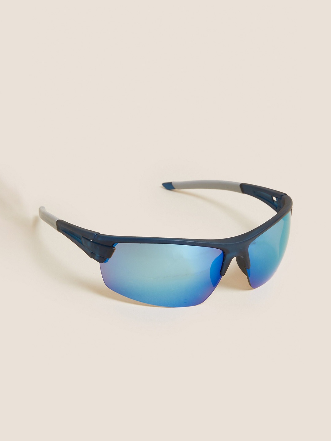 

Marks & Spencer Men Sports Sunglasses with UV Protected Lens, Blue