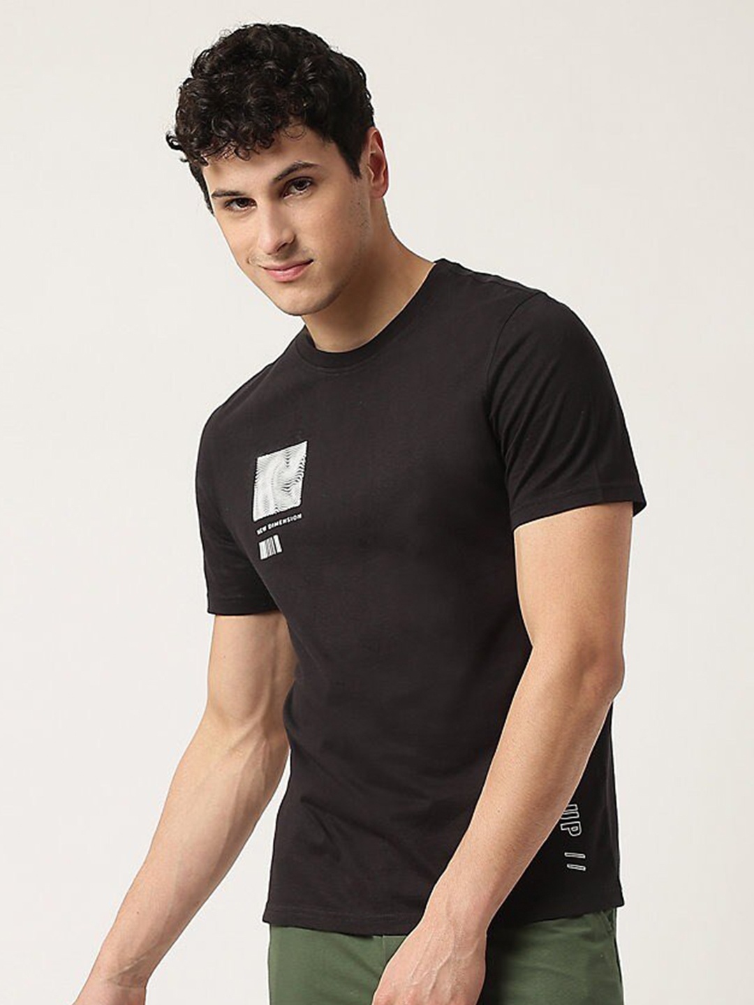 

Marks & Spencer Round Neck Pure Cotton T-shirt, Black