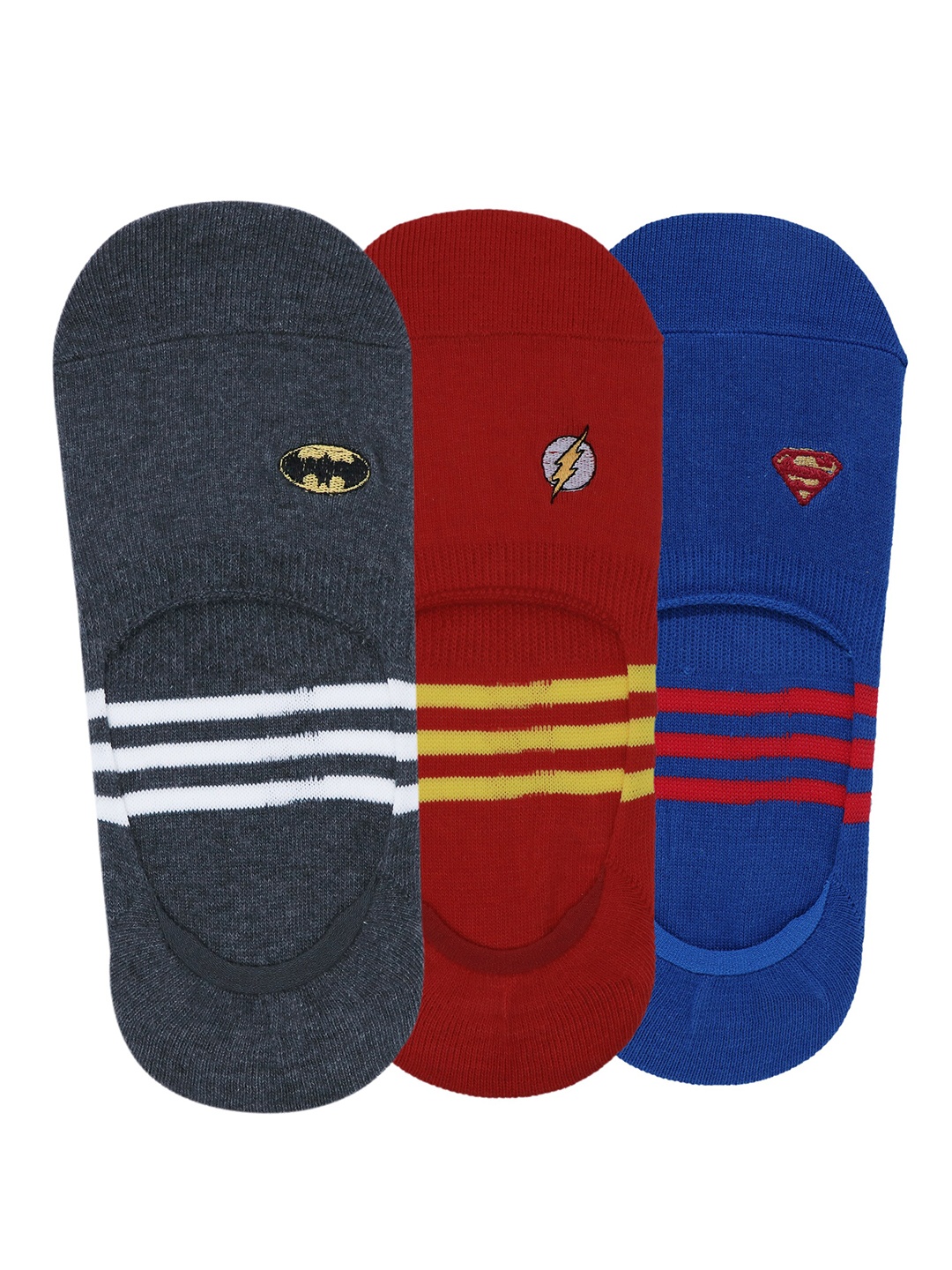 

Balenzia Men Pack of 3 Assorted Shoe-Liner Socks
