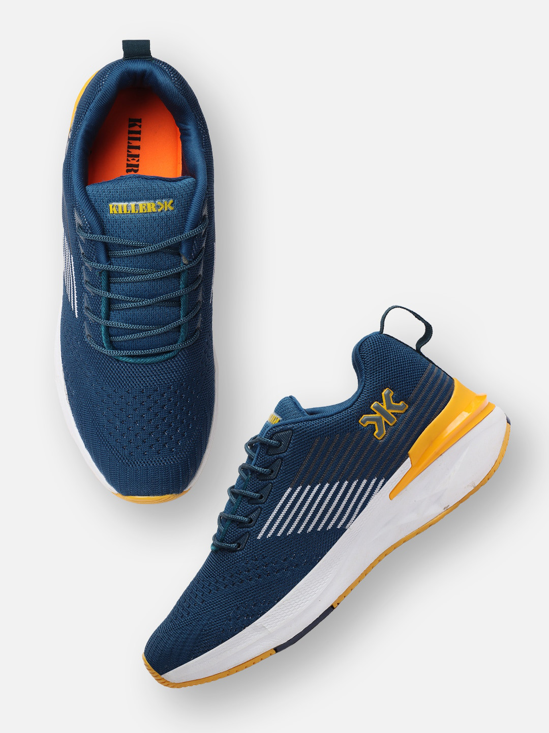 

Killer Men Blue Textile Running Shoes