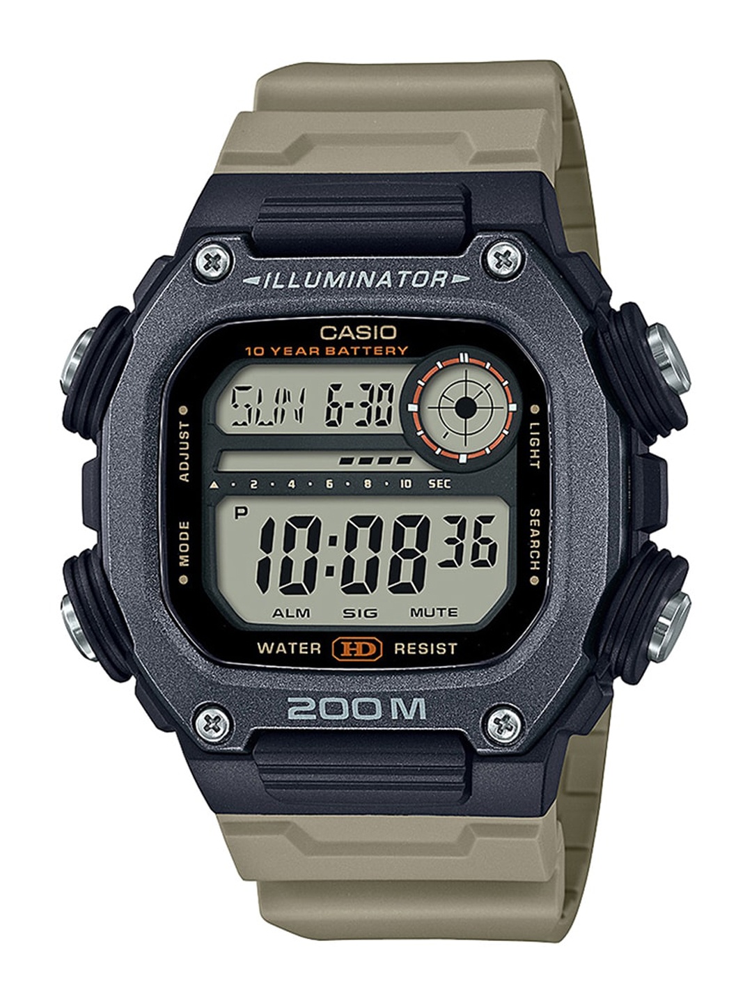 

CASIO Men Chronograph Digital Watch- I125, Green