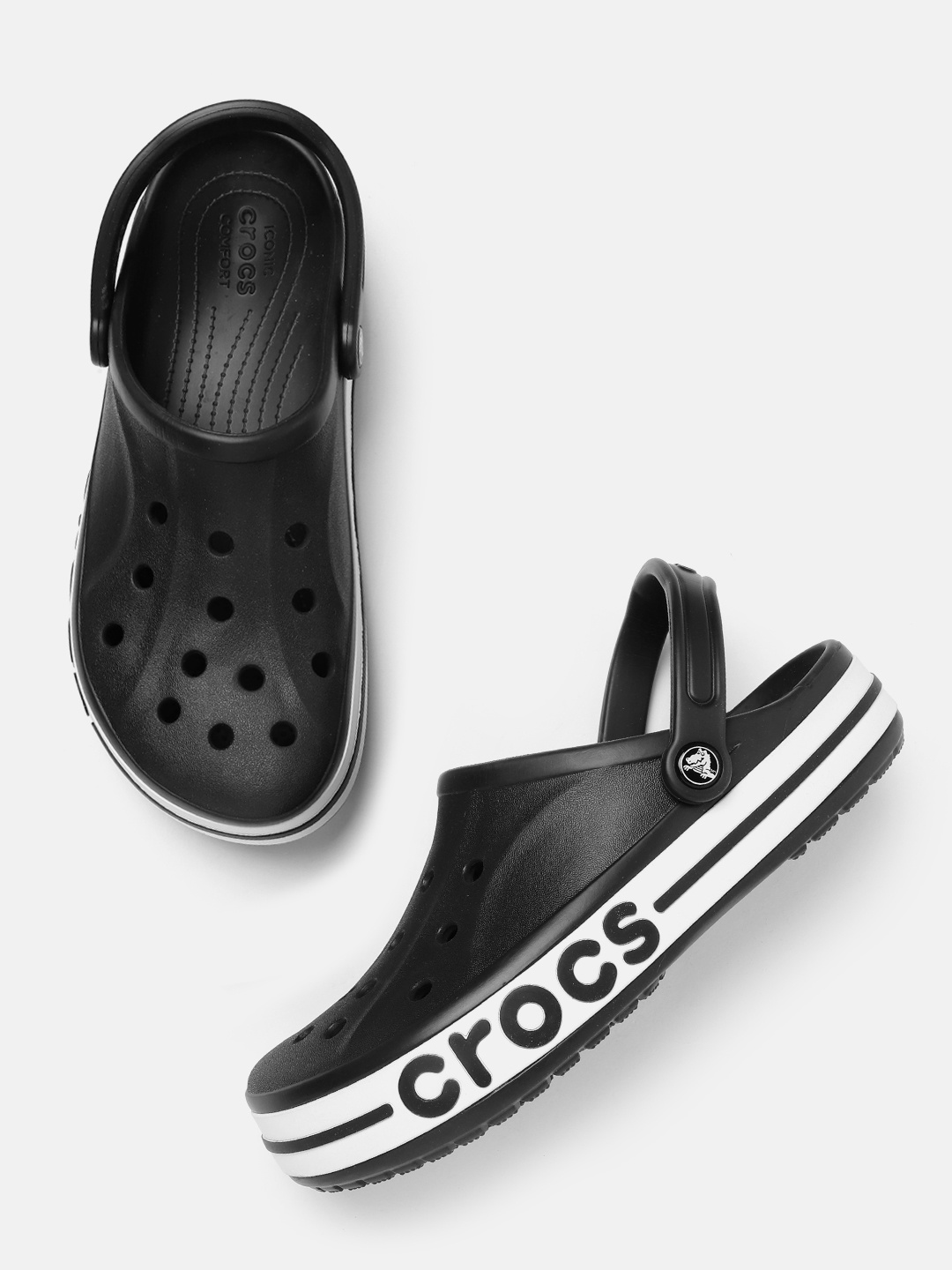 

Crocs Unisex Bayaband Clogs, Black