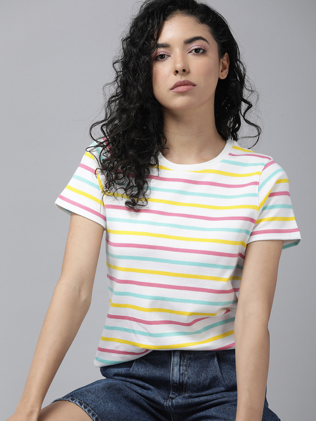 

Roadster Striped T-shirt, White