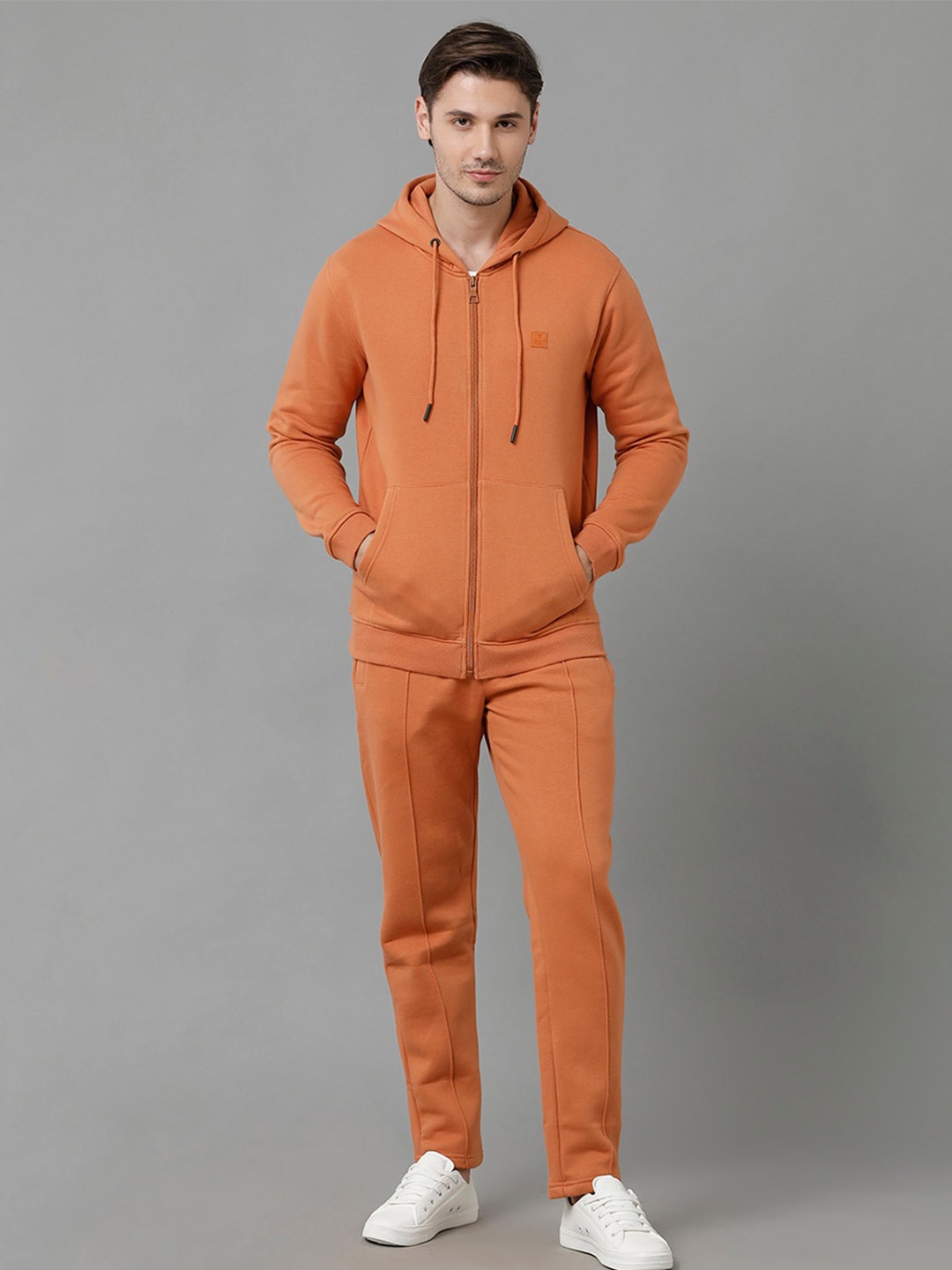 

Voi Jeans Hooded Fleece Sweatshirt, Orange
