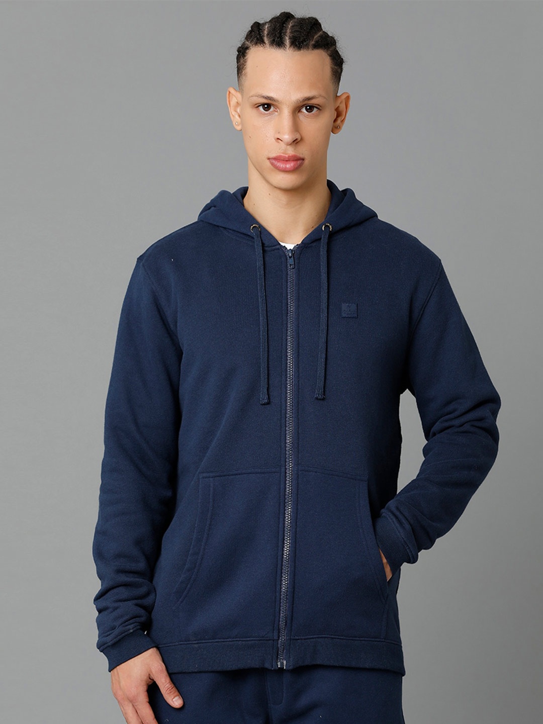 

Voi Jeans Hooded Fleece Sweatshirt, Blue