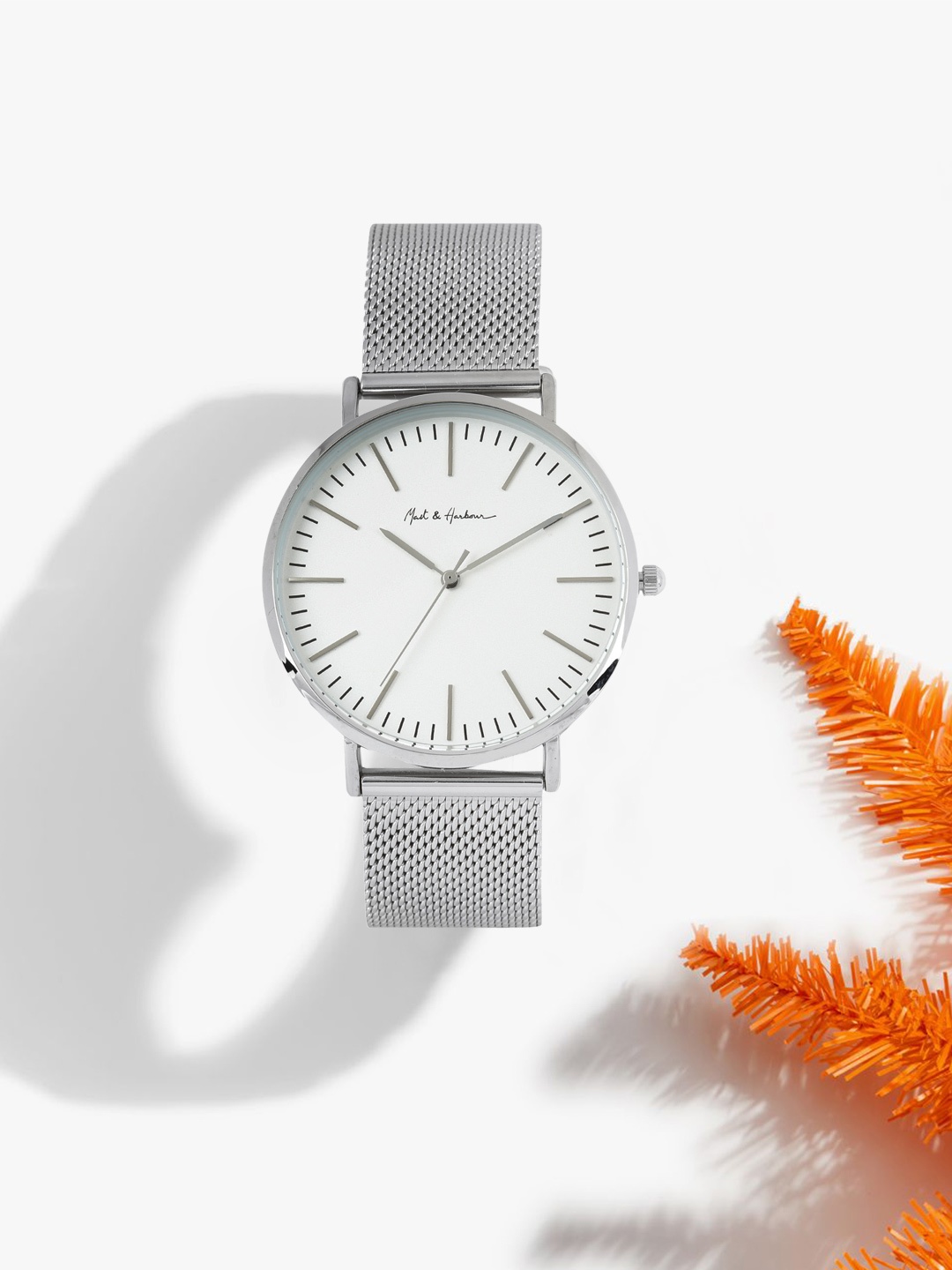

Mast & Harbour Unisex White Analogue Watch MFB-PN-WTH-S9665G