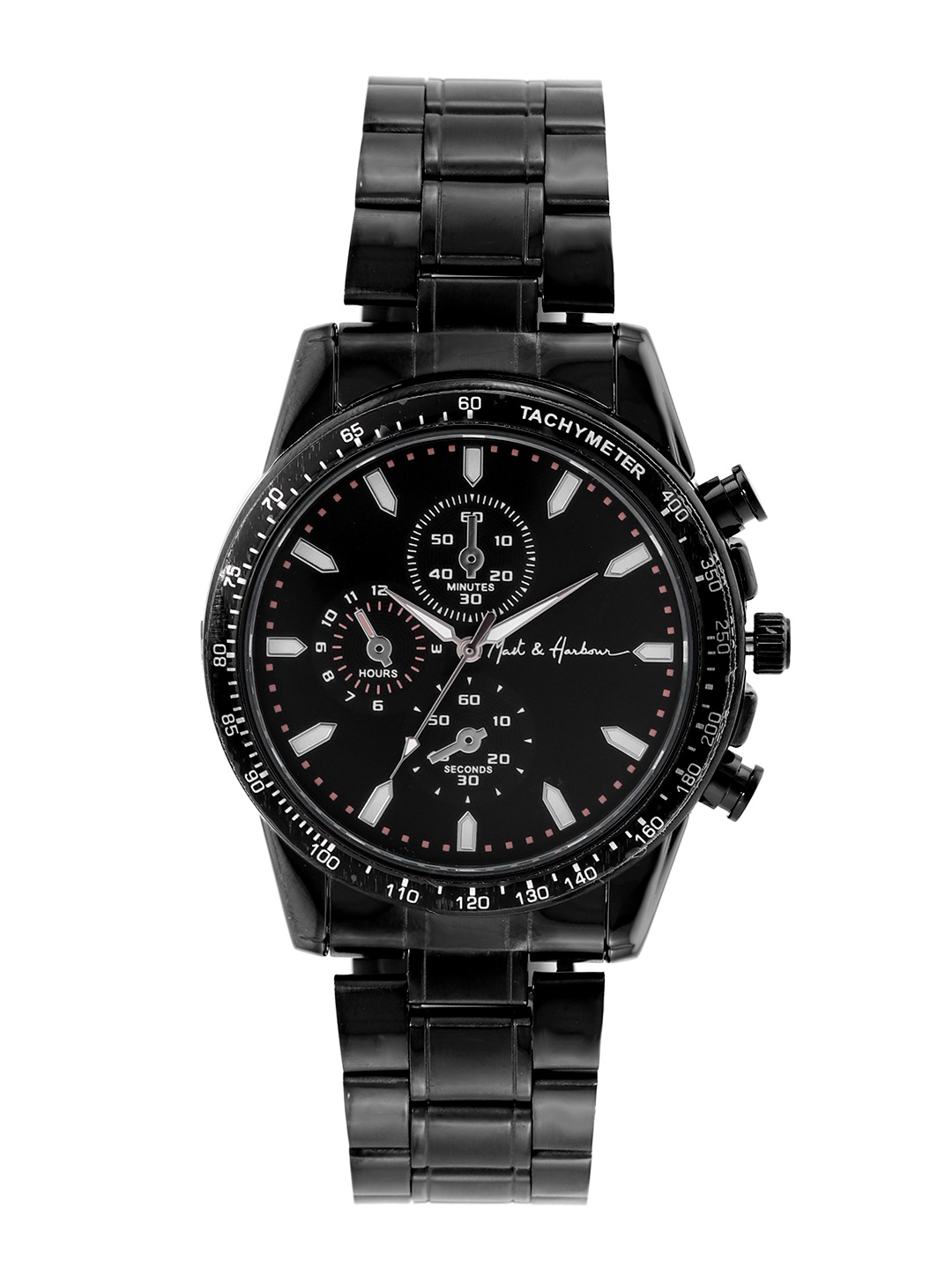 

Mast & Harbour Men Black Analogue Watch MFB-PN-LW3211