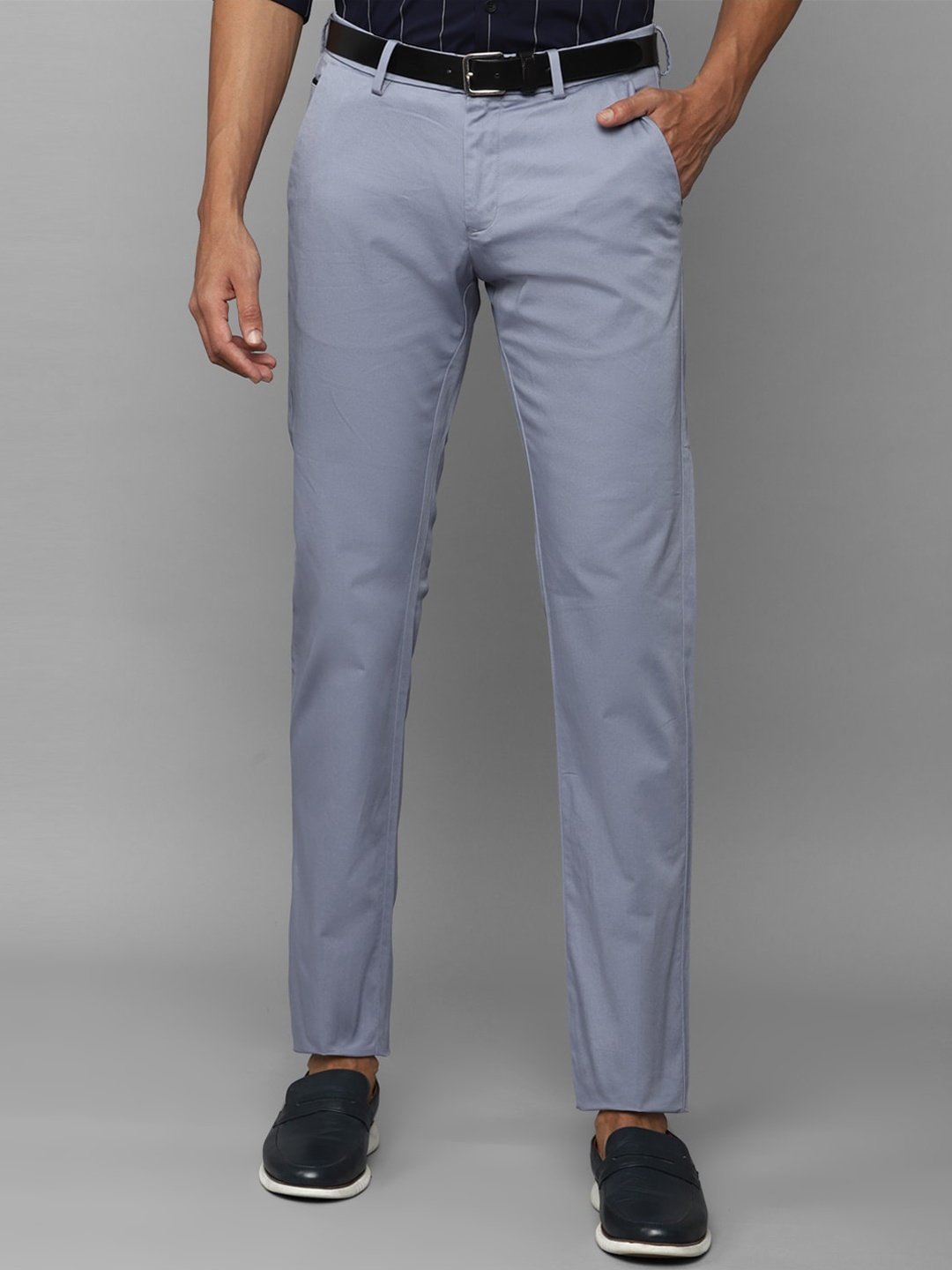

Allen Solly Men Blue Slim Fit Trousers