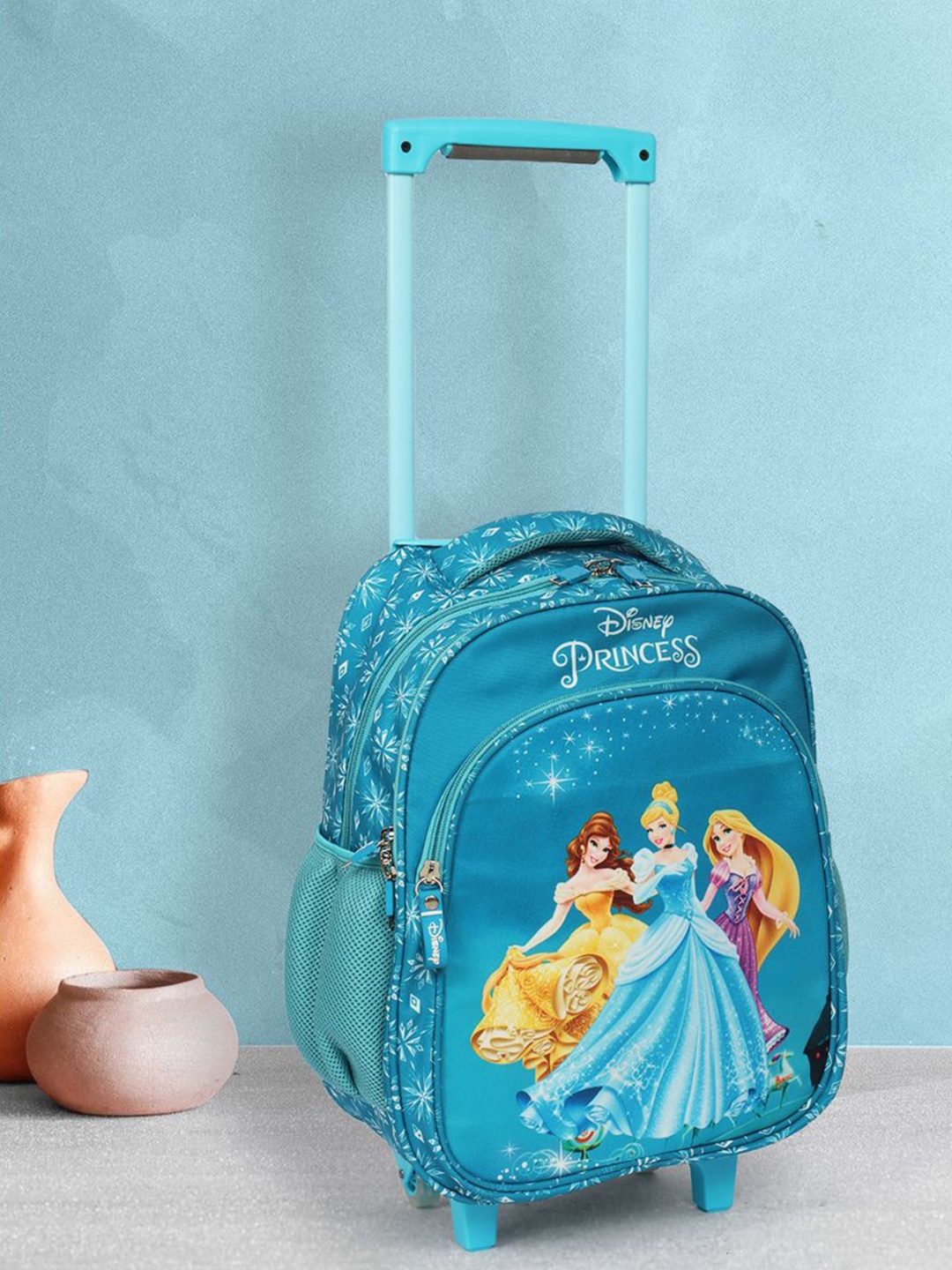 

Disney Kids Princess Water-Resistant Backpack, Turquoise blue