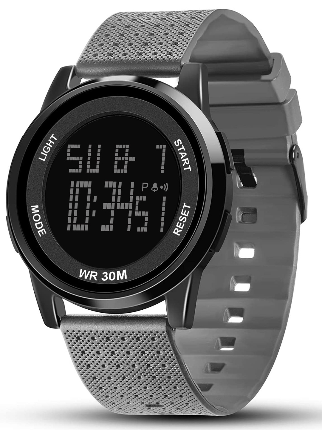 

Shocknshop Dial & Grey Straps Digital Multi Function Watch Watch27Grey, Black