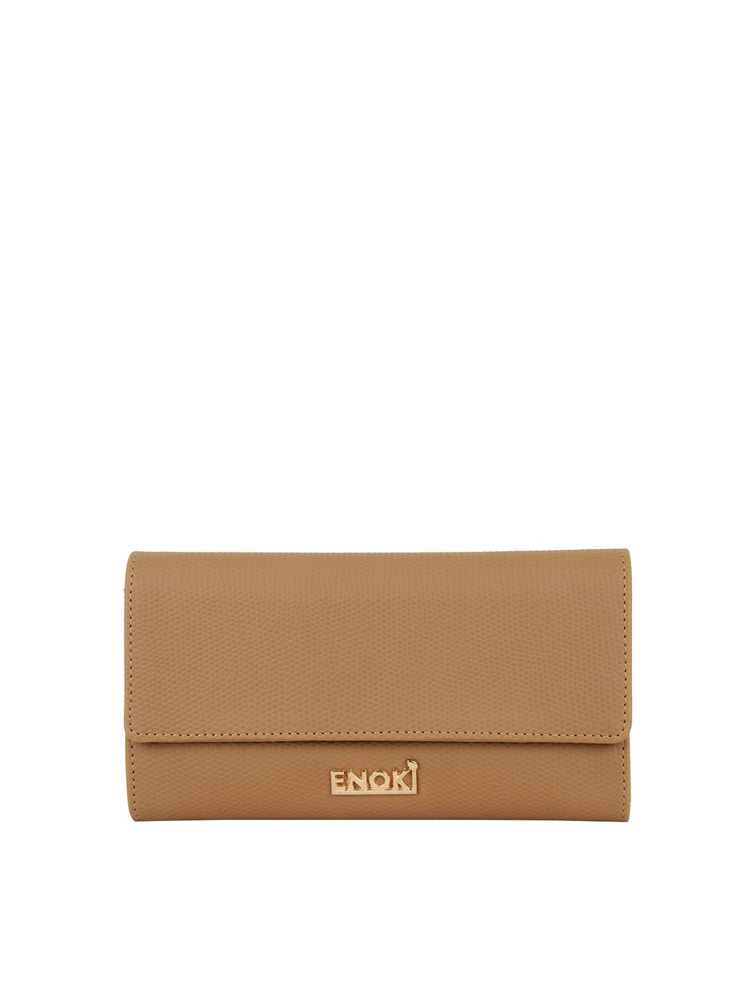 

ENOKI Women Synthetic Three Fold Wallet, Yellow
