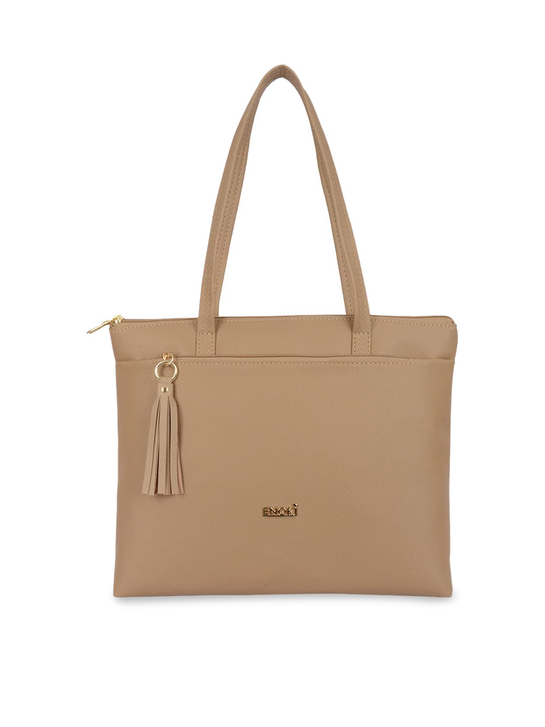 

ENOKI Shopper Shoulder Bag, Beige