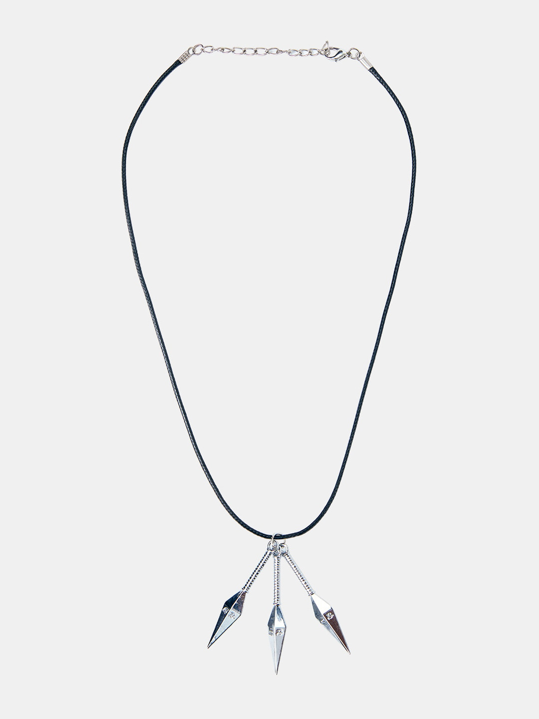 

The Souled Store Silver Silver-Plated Naruto Kunai Pendant With Chain