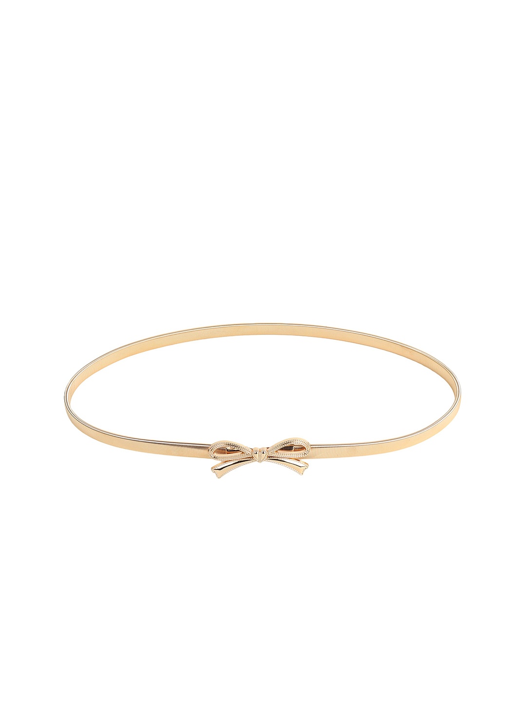 

ZORO Women Textured Stretchable Belt, Gold