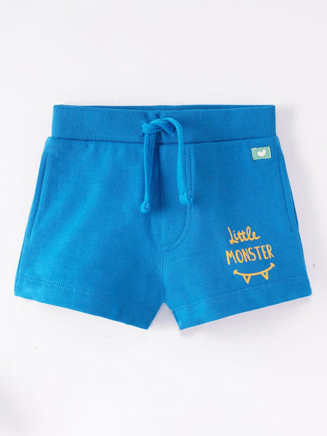 

Ed-a-Mamma Baby Boys Mid-Rise Printed Cotton Shorts, Blue