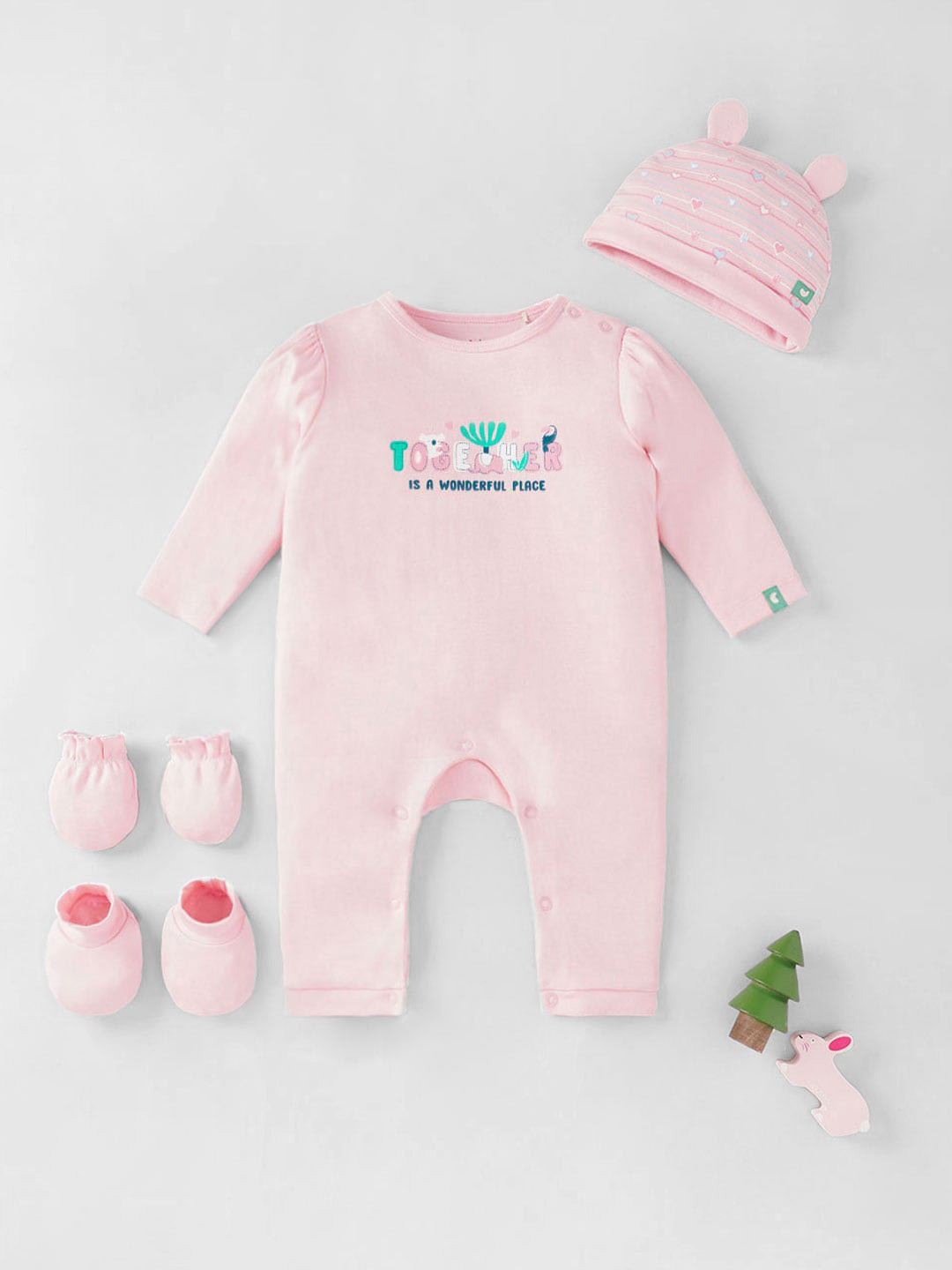 

Ed-a-Mamma Baby Infants Baby Apparel Gift Set, Pink