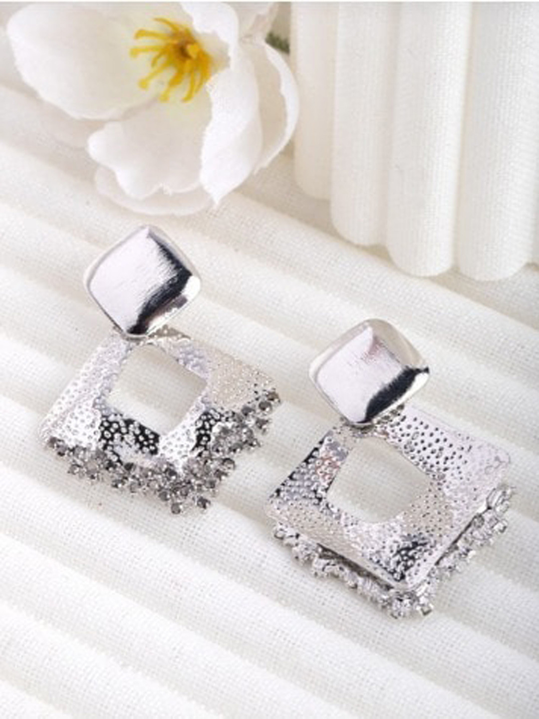 

Wild & Free Silver-Toned Classic Hoop Earrings