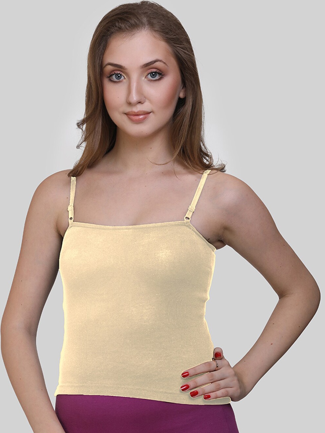 

GROVERSONS Paris Beauty Non-Padded Camisoles CM167-SKIN-32, Beige