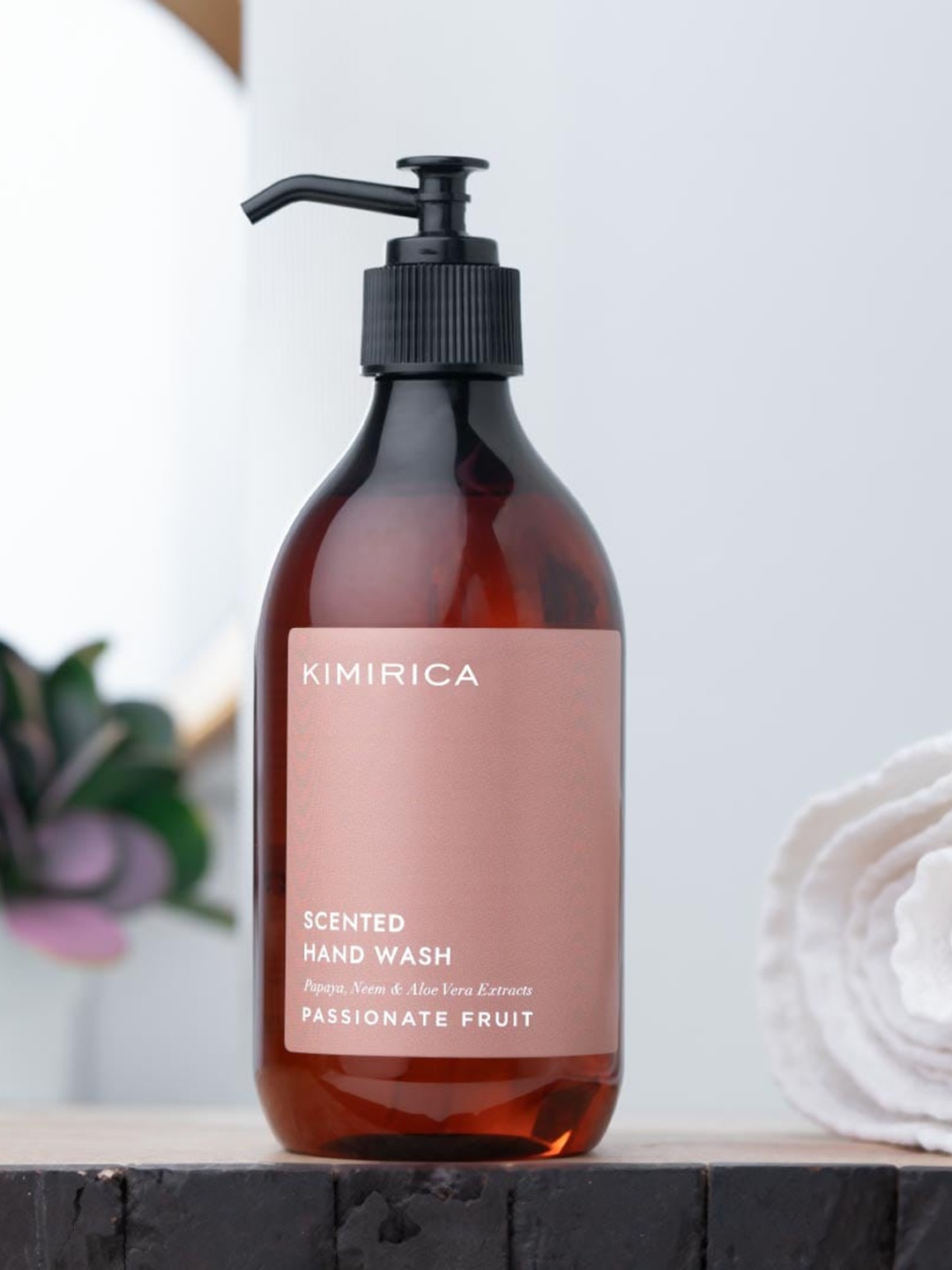 

Kimirica Passionate Fruit Scented Hand Wash 300 ml, Brown